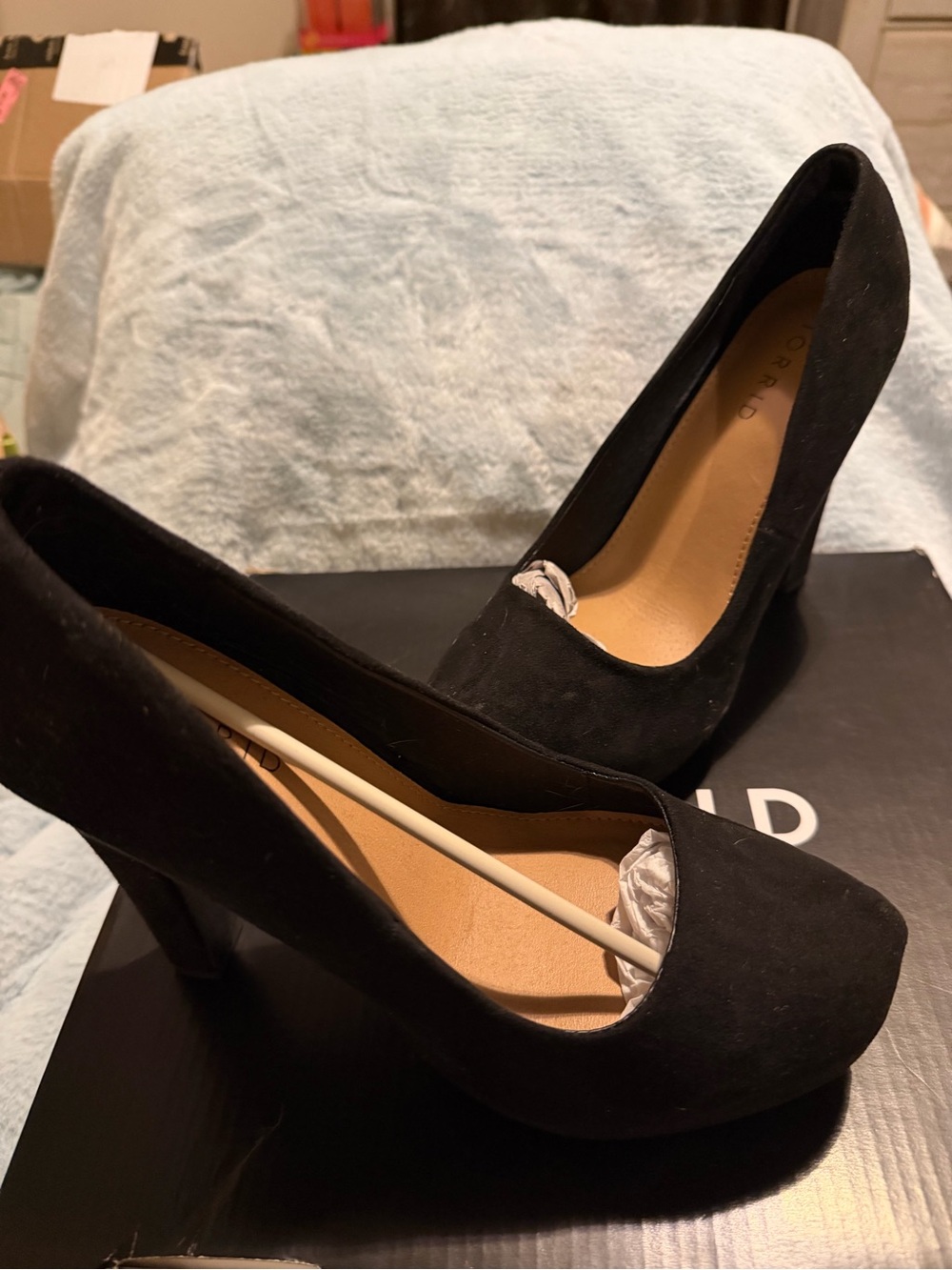 torrid Black Suede Round-Toe Pump